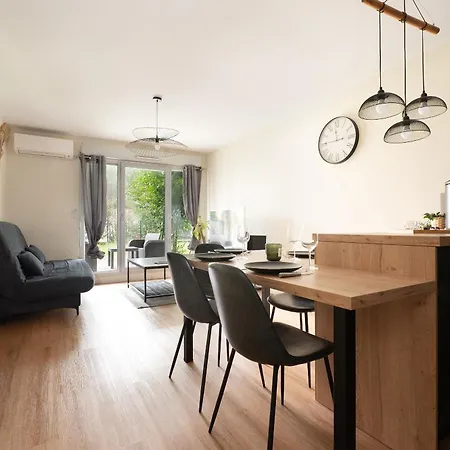 Apartment L'ovalie T2 Climatise Et Jardin Toulouse